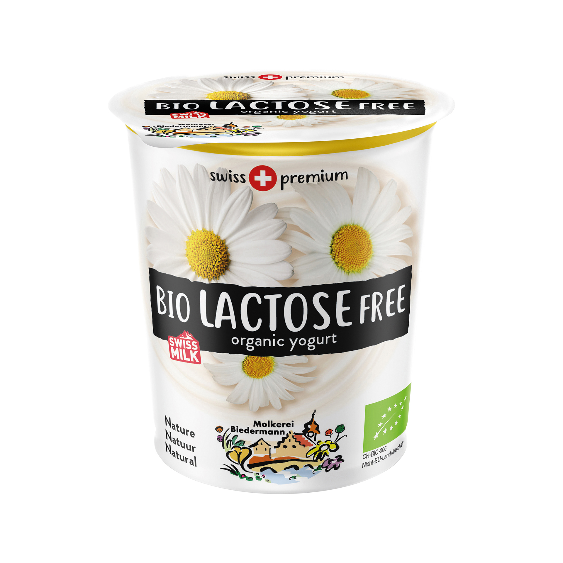 Exclusive Mockups for Branding and Packaging Design Yogourt sans lactose nature – Image 1
