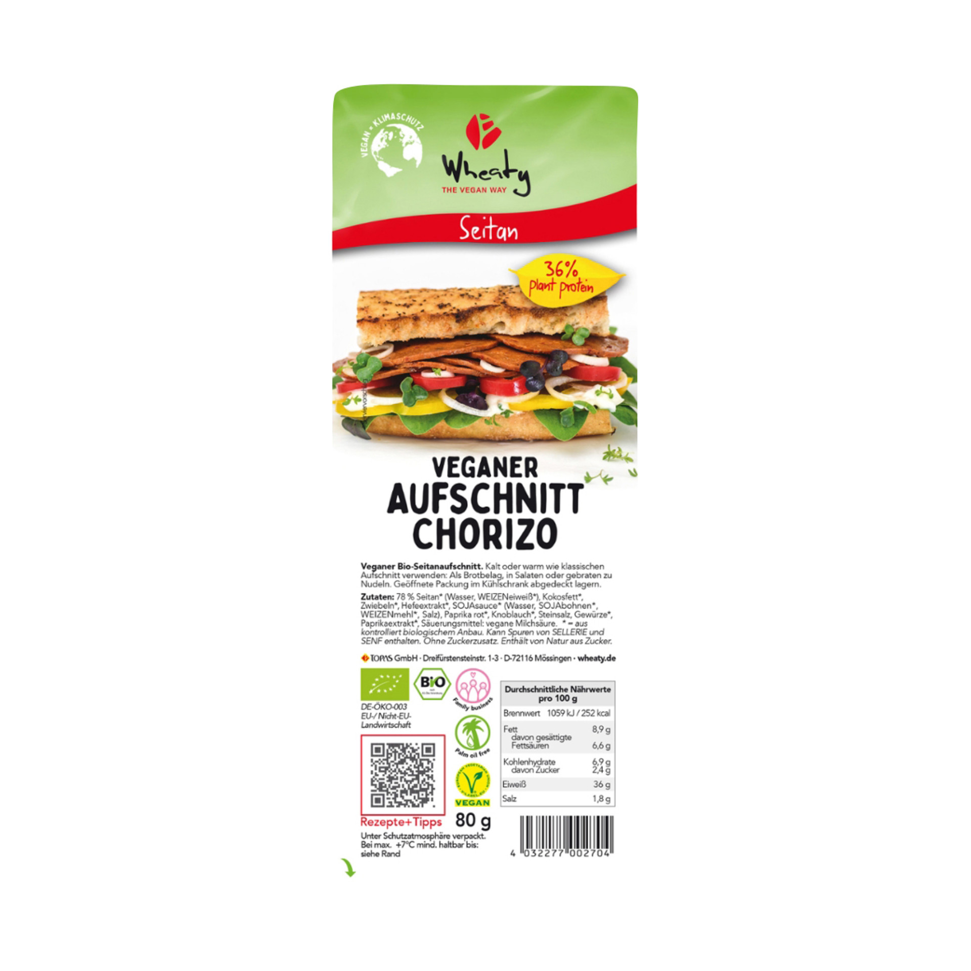 200003207_y_001.jpg Végé 'Tranches façon Chorizo – Image 1