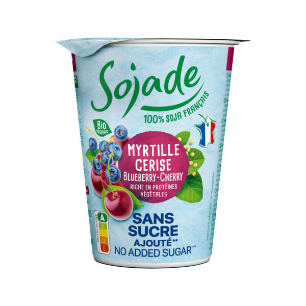 So Soja! Myrtille-cerise sans sucres ajoutés