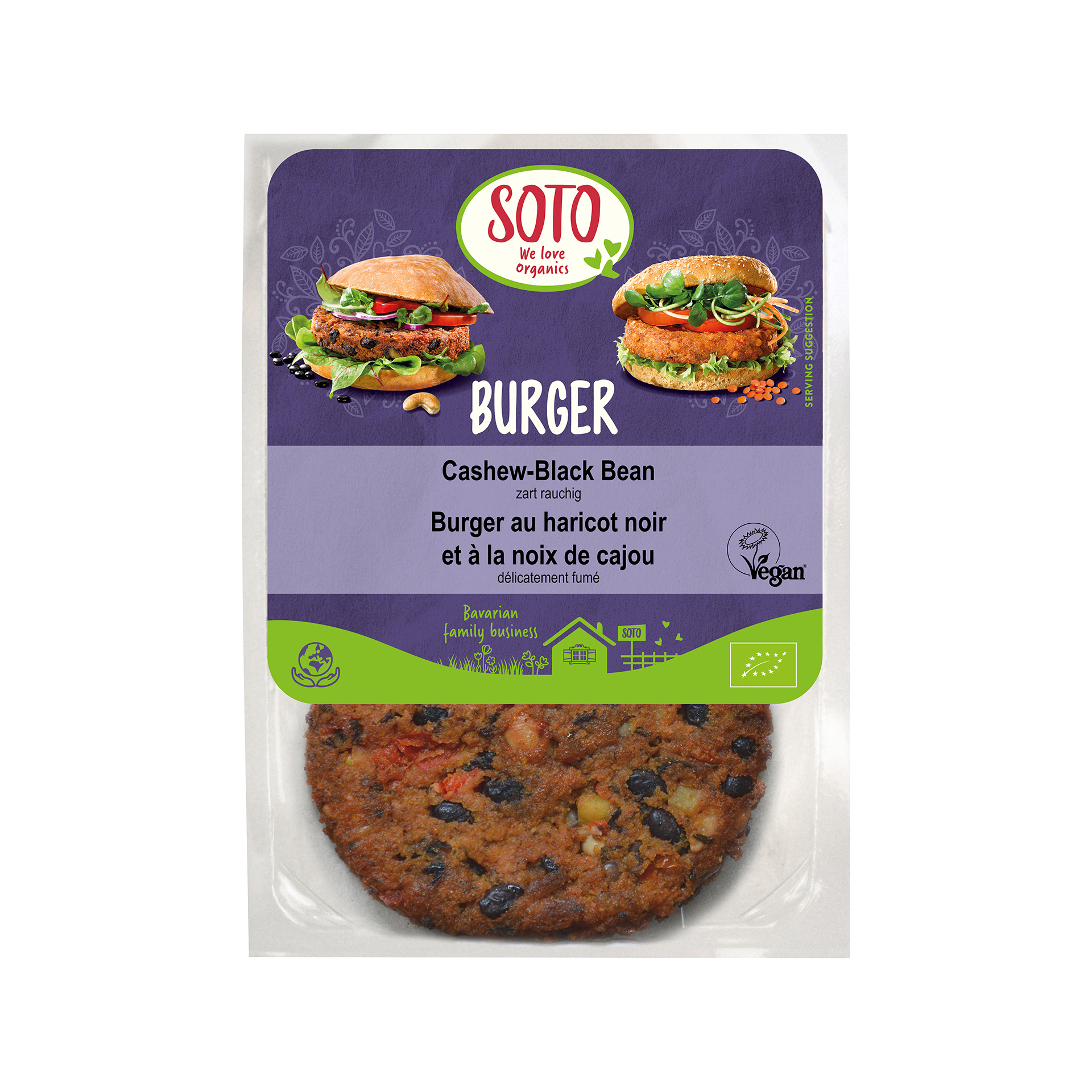 200005330_y_001.jpg Burger au haricot noirs et à la noix de cajou – Image 1