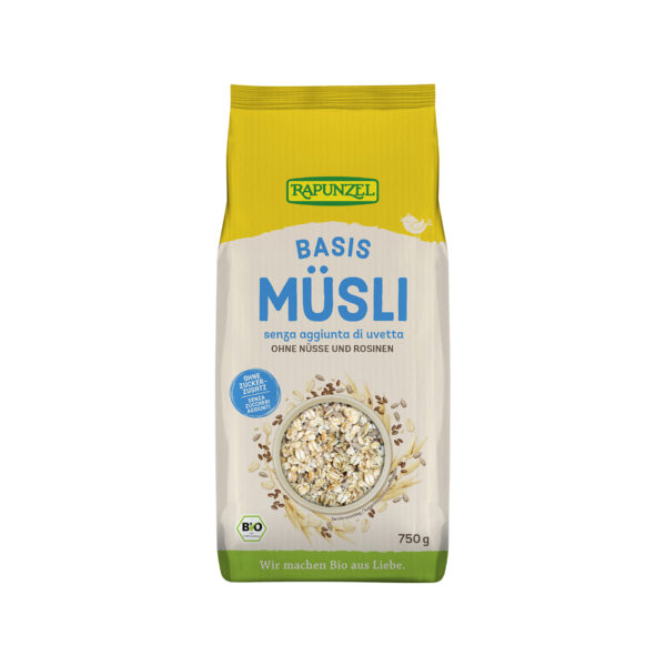 Muesli de base sans raisins, sans noisette,