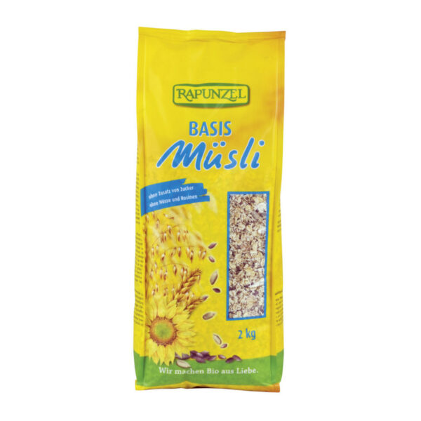 Muesli de base sans raisin, sans noisette