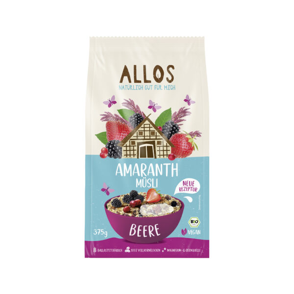 Muesli à l'amarante et aux baies