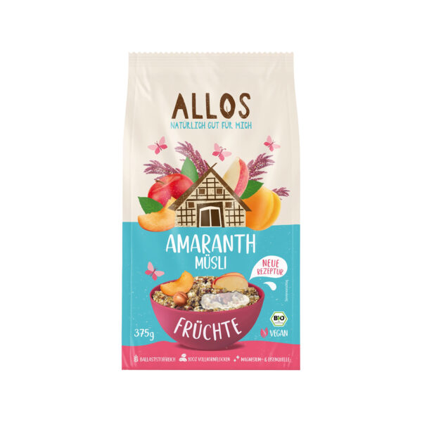 Muesli à l'amarante et aux fruits