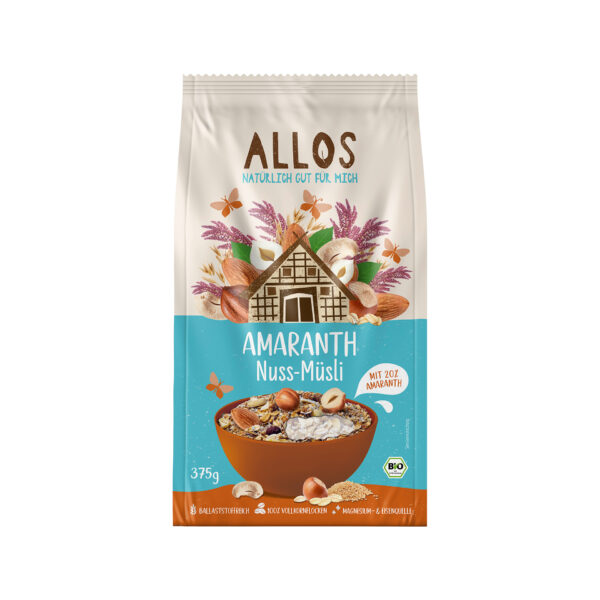 Muesli à l'amarante et aux noix