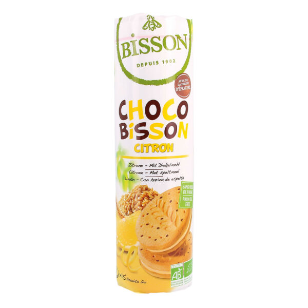 Biscuits fourrés choco citron