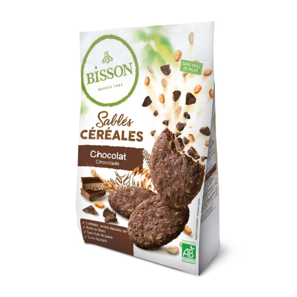 Sablés céréales chocolat