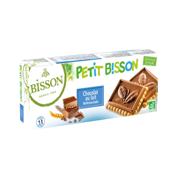 Petit beurre avec chocolat au lait