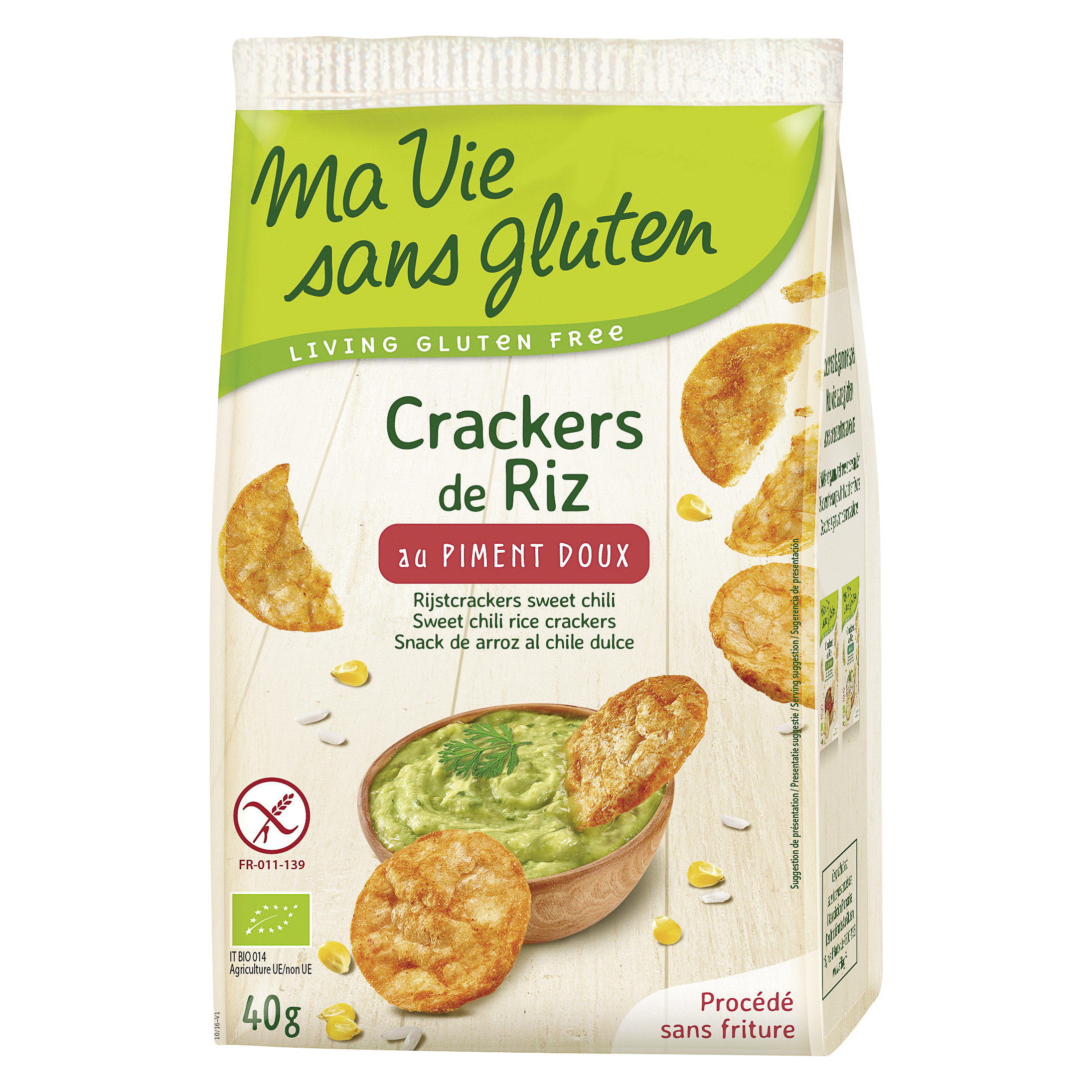 Impression Crackers de riz au piment doux – Image 1