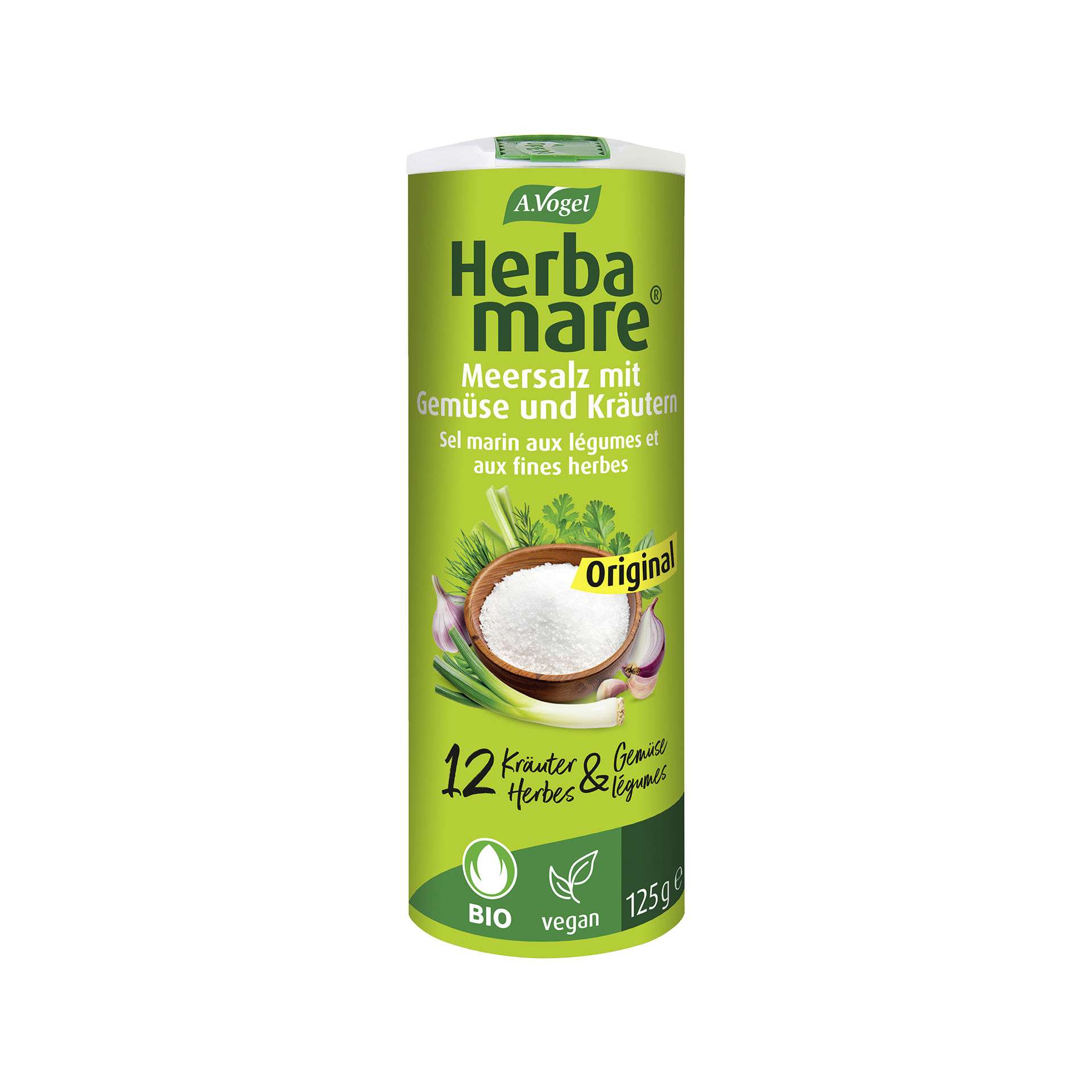 9068611_Herbamare_125g_CH_AV.indd Sel aux herbes Herbamare Original – Image 1