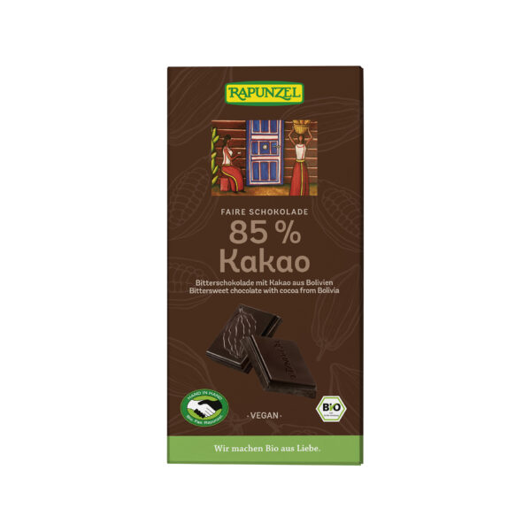 Schokolade 85% Kakao, HiH