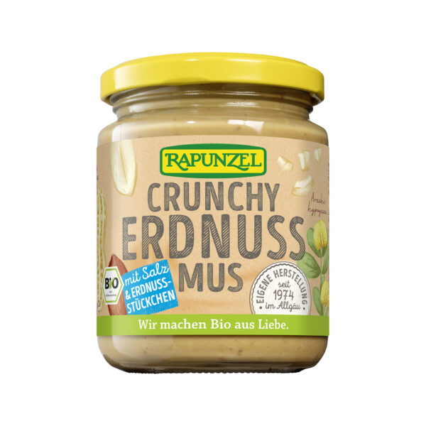 Purée de cacahuètes crunchy