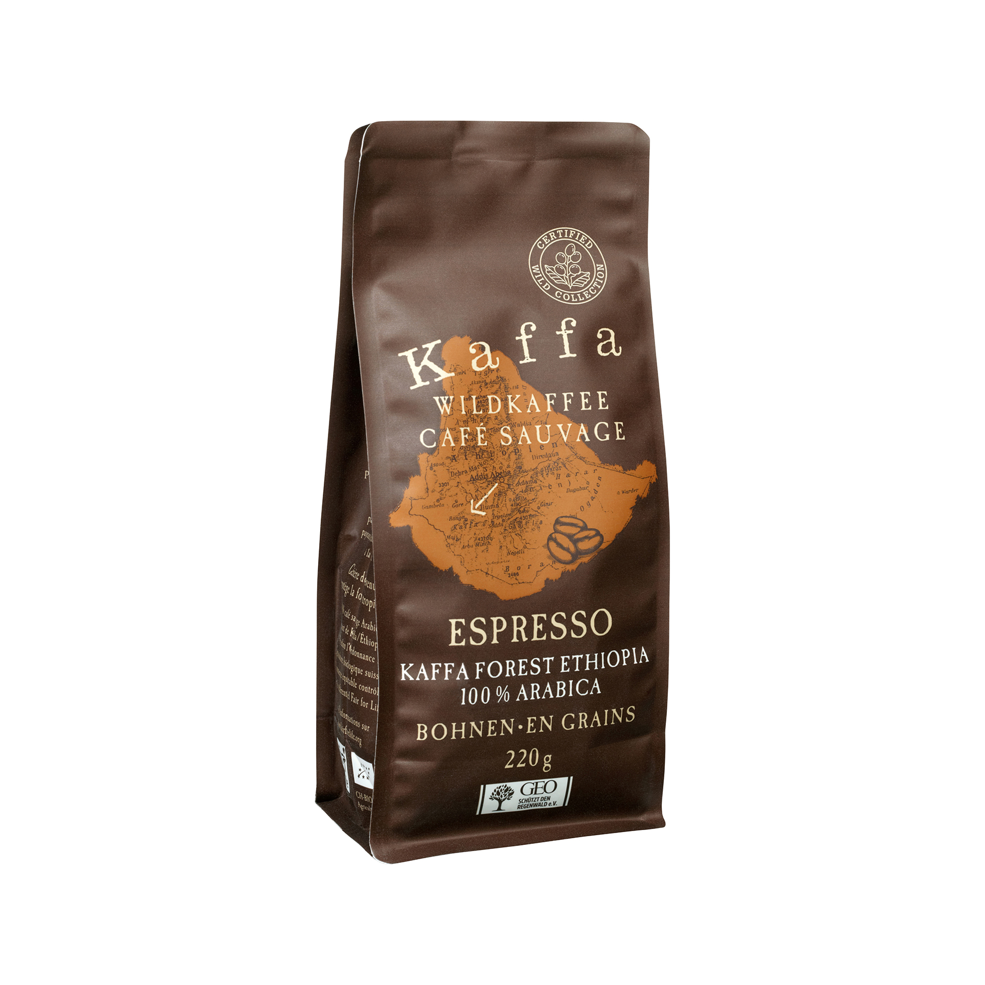 300324786_y_001.jpg Café sauvage espresso grains 'Kaffa' – Image 1