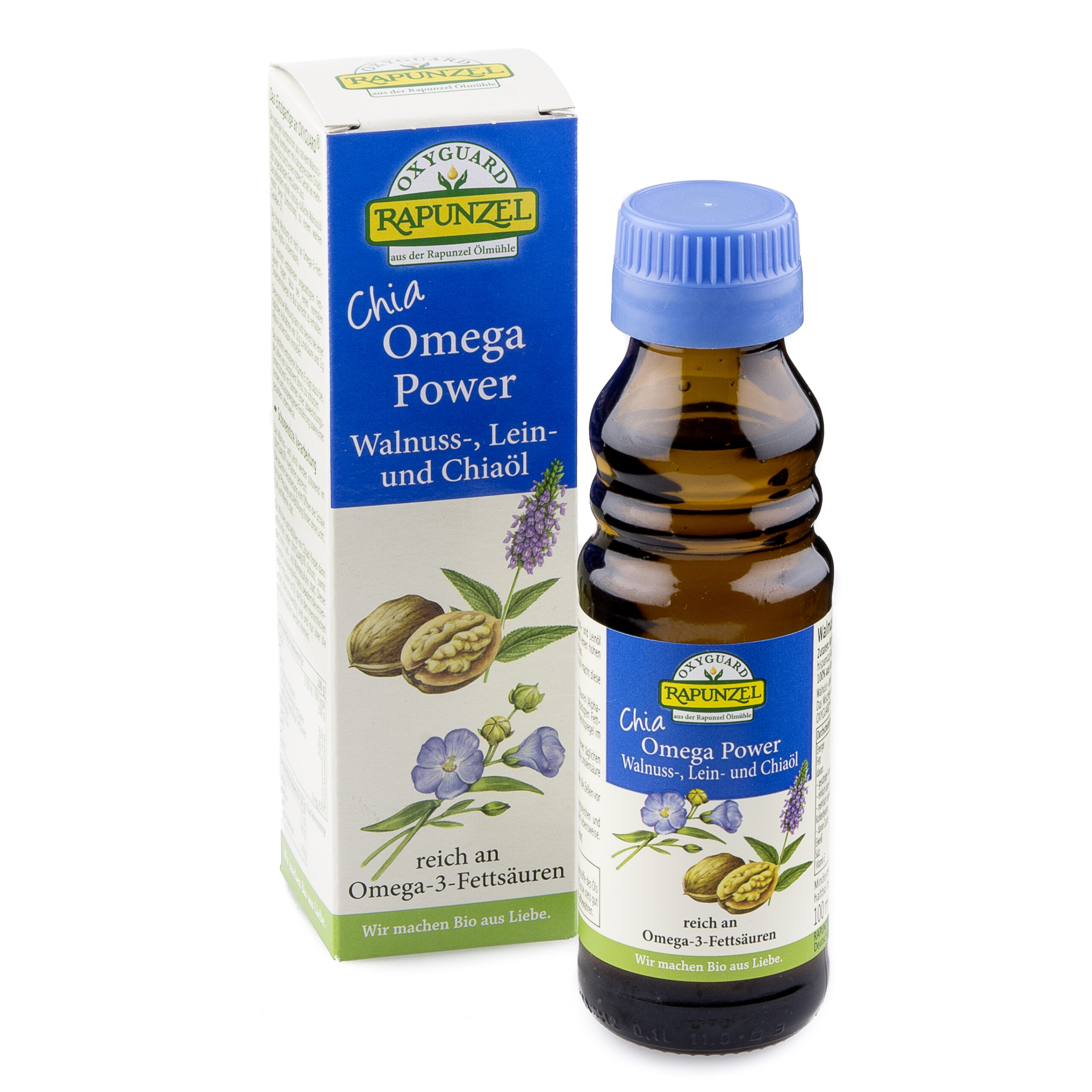 347051_Bio Rapunzel Chia Omega Power 100ml Huile de noix, de lin et de chia – Image 1
