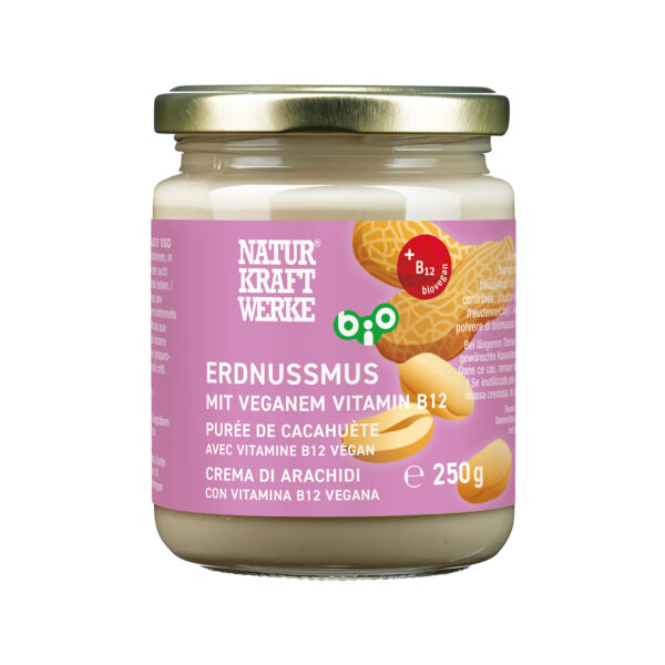 Purée de cacahuète avec vitamine B12
