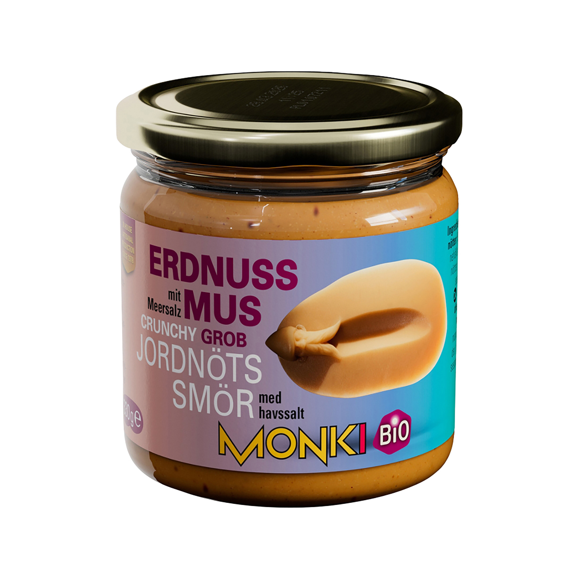 301002809_y_001.jpg Purée de cacahuètes crunchy avec sel – Image 1