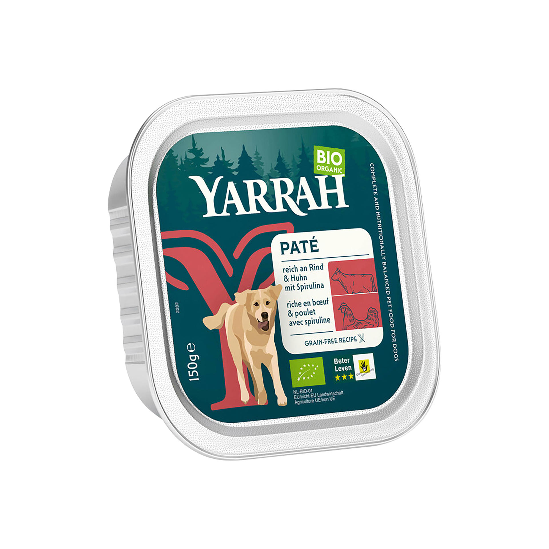 600423194_y_001.jpg Aliments pour chien Paté boeuf & poulet – Image 1