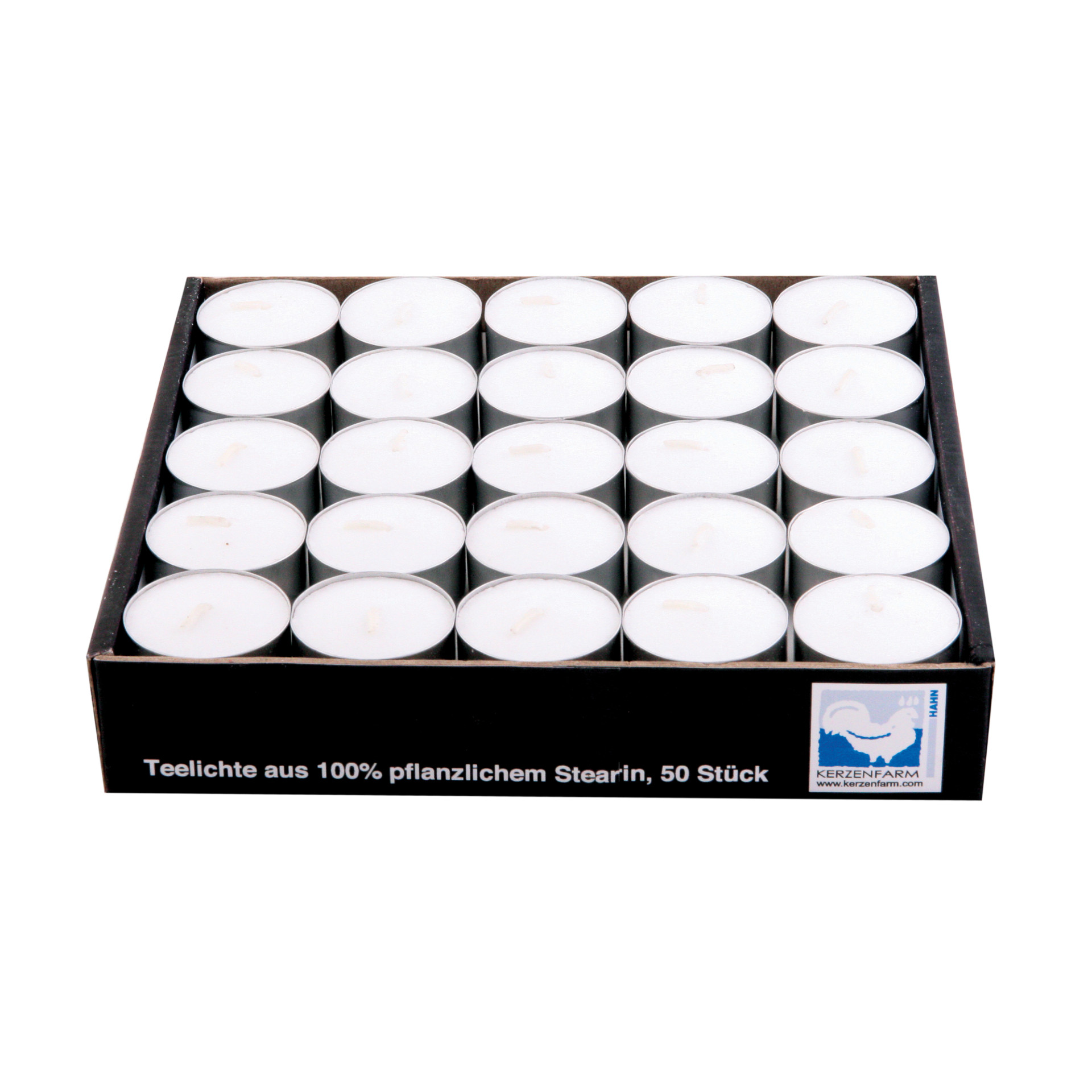 600777657_y_001.jpg Bougies réchaud en stéarine dans godet en aluminium – Image 1