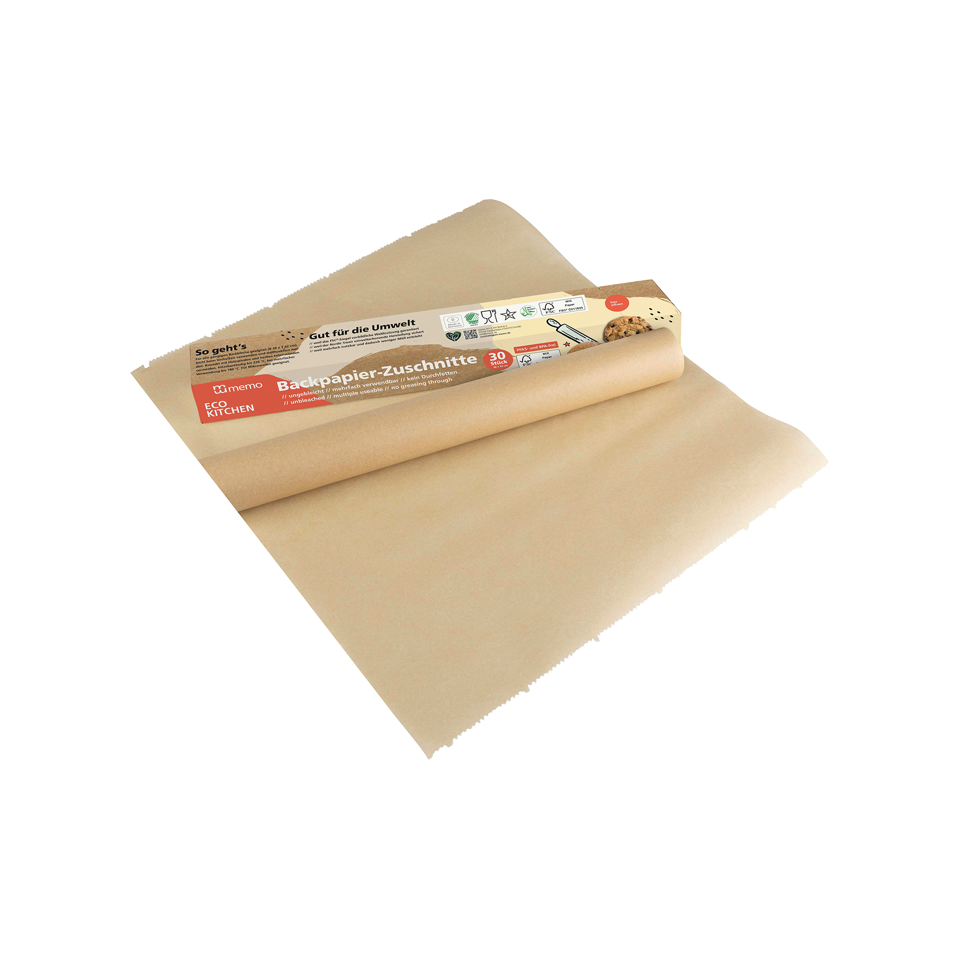 601004496_y_001.jpg Feuilles de papier sulfurisé, non blanchi, 30 feuilles – Image 1