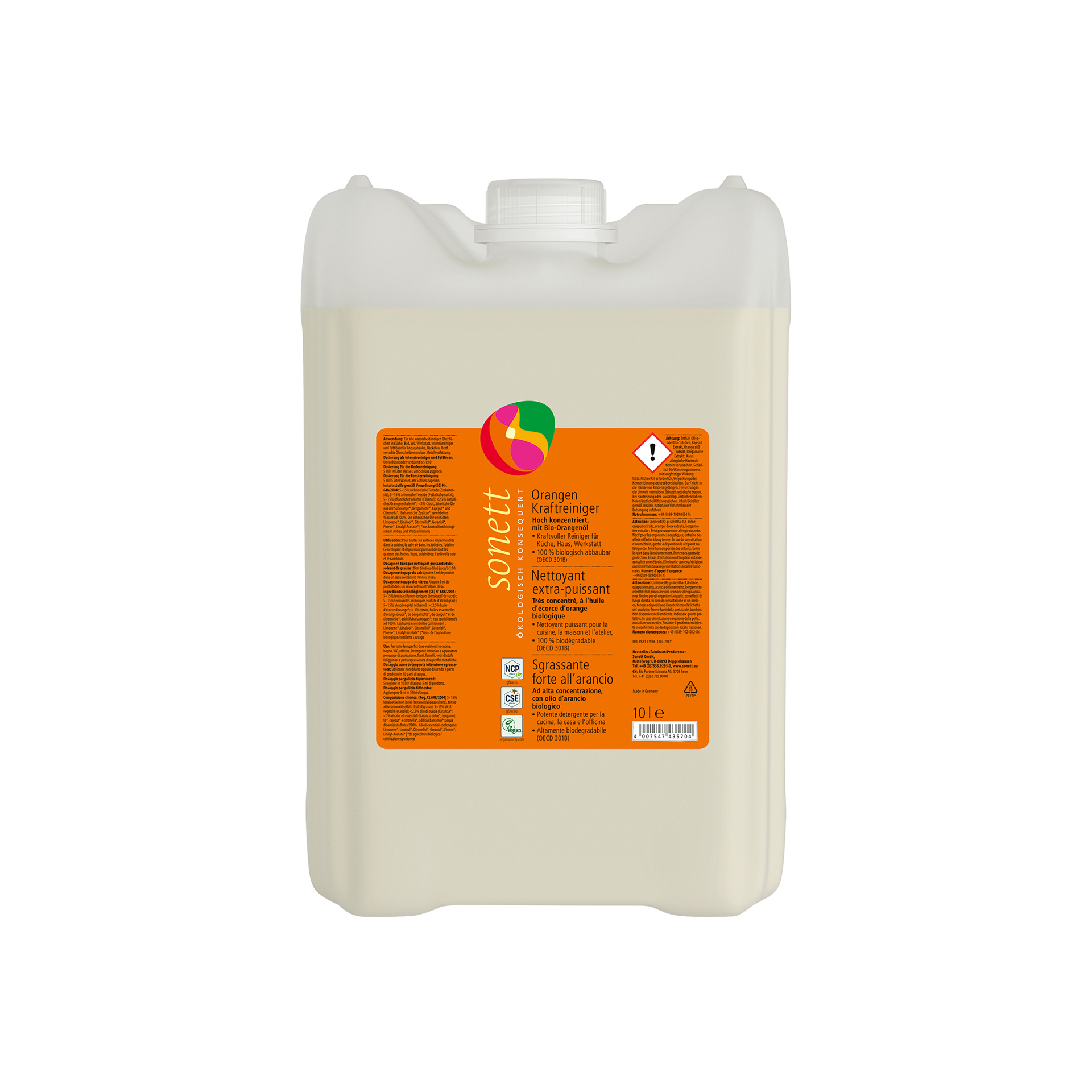 Produktabbildung Sonett GmbH Nettoyant extra-puissant à l' orange – Image 1