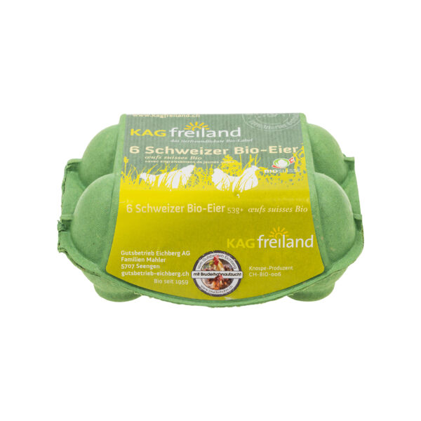 Oeufs élevage en plein air KAG 6 pcs