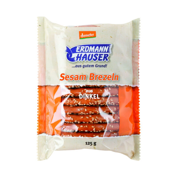 Bretzels d'épeautre avec sésame
