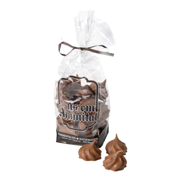 Meringues enrobées de chocolat