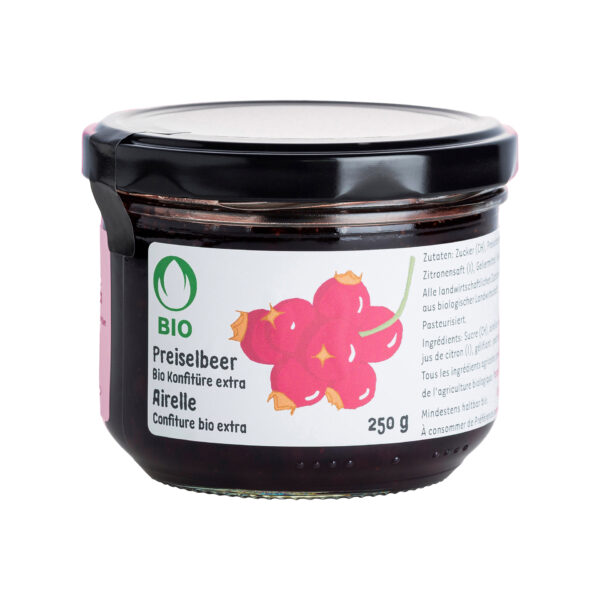 Confiture d'airelle rouge extra