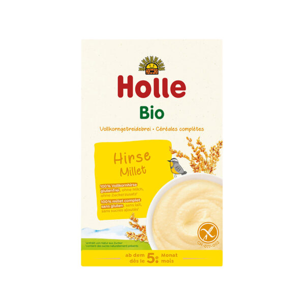 Bouillie aux céréales entières de millet