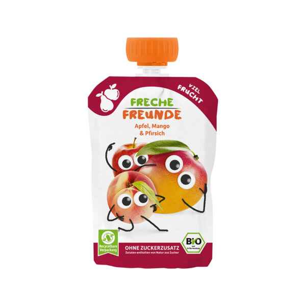 Quetschmus Pomme, Mangue & Pêche