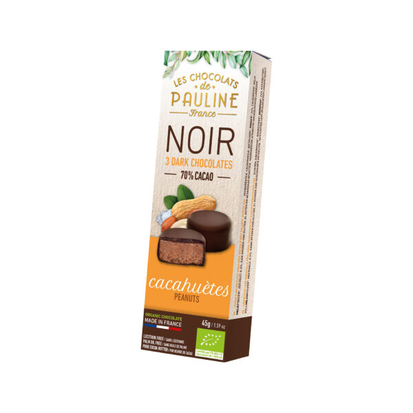 Bouchées cacahuètes chocolat noir