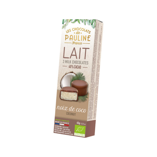 Bouchées noix de coco chocolat au lait