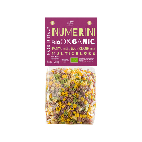Numerini multicolore