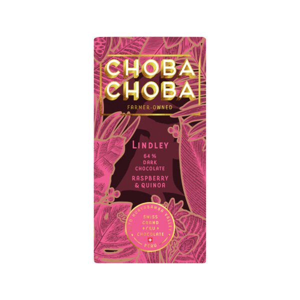 Tablette de chocolat Rasberry Quinoa