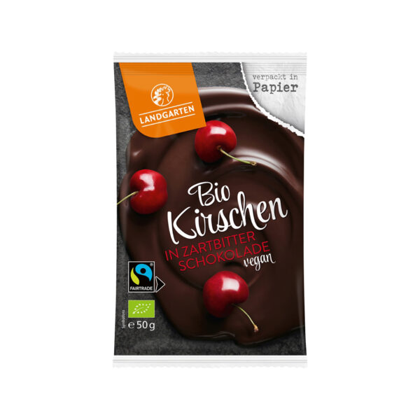 Cerises au chocolat noir