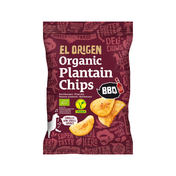 Chips de bananes plantain BBQ