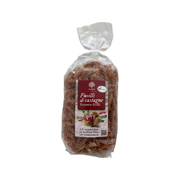 Fusilli aux châtaignes et à l'épeautre ancien